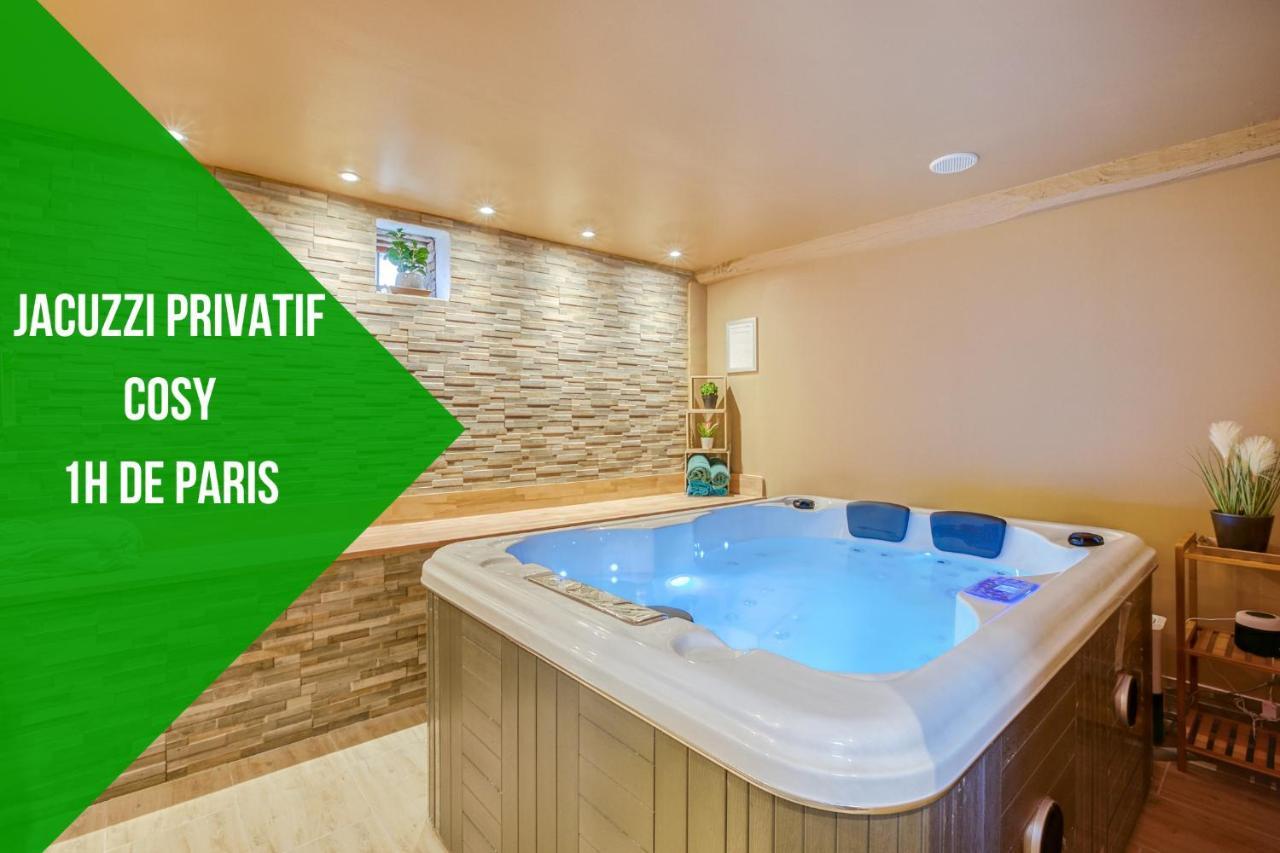 Gîte la Fontaine -Cozy-1H de Paris -Jacuzzi privatif La Boissiere  Esterno foto